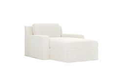 Henri Pale Ivory Chaise|