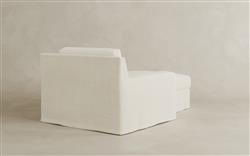 Henri Pale Ivory Chaise|