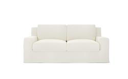 Henri Pale Ivory Loveseat - 72&quot;|