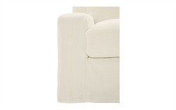 Henri Pale Ivory Loveseat - 72&quot;|