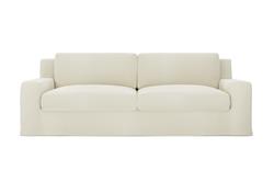 Henri Pale Ivory Sofa - 90"|