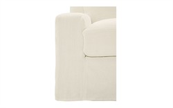 Henri Pale Ivory Sofa - 90"|
