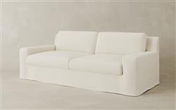 Henri Pale Ivory Sofa - 90"|