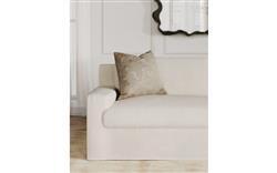 Henri Pale Ivory Sofa - 90"|