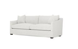 Clairmont Heathered Ivory Performance 2-Cushion Sofa - 89"|
