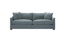 Clairmont Slate Blue 2-Cushion Sofa - 89&quot;|