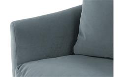 Clairmont Slate Blue 2-Cushion Sofa - 89&quot;|
