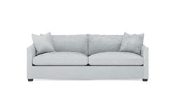 Clairmont Pale Blue 2-Cushion Sofa - 89"|