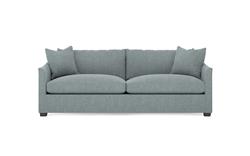 Clairmont Heathered Teal 2-Cushion Sofa - 89"|