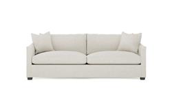 Clairmont Sea Salt Performance 2-Cushion Sofa - 89&quot;|