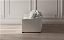 Clairmont Heathered Ivory Performance Bench Cushion Sofa - 89"|