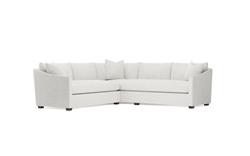 Clairmont Heathered Ivory Performance Corner Sectional - Left End - 105&quot;|