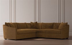 Clairmont Heathered Ivory Performance Corner Sectional - Right End - 105&quot;|