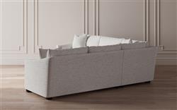 Clairmont Heathered Ivory Performance Corner Sectional - Right End - 105&quot;|