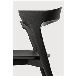 Ava Modern Classic Black Oak Dining Chair|