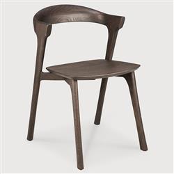 Ava Modern Classic Brown Oak Dining Chair|