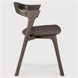 Ava Modern Classic Brown Oak Dining Chair|