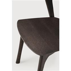 Ava Modern Classic Brown Oak Dining Chair|