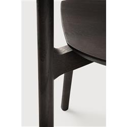 Ava Modern Classic Brown Oak Dining Chair|