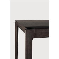 Ava Modern Classic Brown Oak Rectangular Extendable Dining Table - 79"-118"|