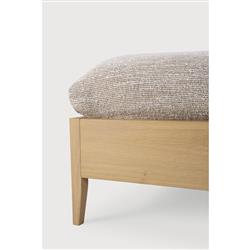 Nicole Modern Classic Oak Bed - Queen|