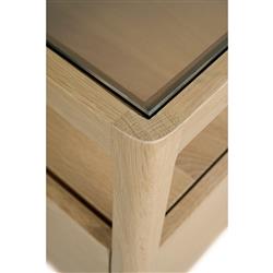 Nicole Modern Classic Oak Nightstand|
