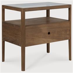 Nicole Modern Classic Reclaimed Teak Nightstand|