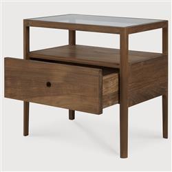 Nicole Modern Classic Reclaimed Teak Nightstand|