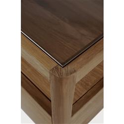 Nicole Modern Classic Reclaimed Teak Nightstand|