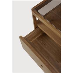 Nicole Modern Classic Reclaimed Teak Nightstand|