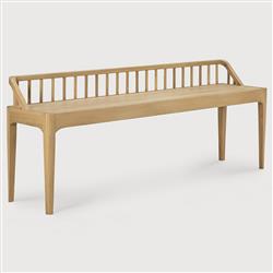 Nicole Modern Classic Oak Bench|