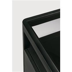 Nicole Modern Classic Black Oak Dresser|