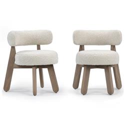 Verellen Gaston Cleary White Dining Chair|