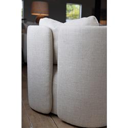 Verellen Hudson Amelia Bisque Swivel Club Chair|