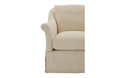 Amelie Honed Ivory Slipcovered Chair|