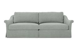 Amelie Cool Silver Sofa - 92"|