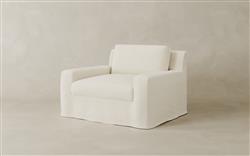 Henri Mourning Dove Chair and a Half|