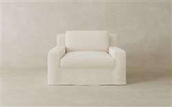 Henri Acorn Slipcovered Chair and a Half|