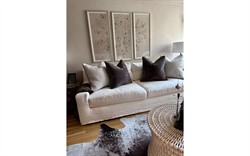 Henri Cloud Slipcovered Loveseat - 72"|