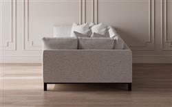 Adelle Porcelain Performance Double Bumper Sectional - 116&quot;|