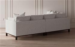 Adelle Heathered Ivory Performance Bumper Sectional - Left Bumper - 116&quot;|