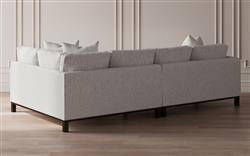 Adelle Heathered Ivory Performance Bumper Sectional - Right Bumper - 116&quot;|