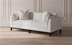 Adelle Heathered Ivory Performance Sofa - 90&quot;|