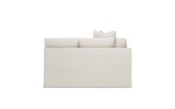 Adelle Sea Salt Performance Slipcovered Double Bumper Sectional - 116"|