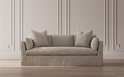 Adelle Sea Salt Performance Slipcovered Sofa - 90&quot;|
