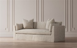 Adelle Sea Salt Performance Slipcovered Sofa - 90&quot;|