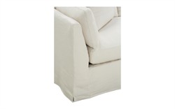 Adelle Sea Salt Performance Slipcovered Sofa - 99&quot;|