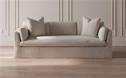 Adelle Sea Salt Performance Slipcovered Sofa - 99&quot;|