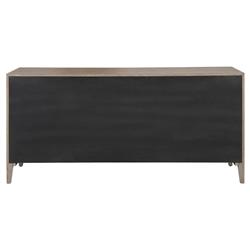 Greig Modern Classic Grey Oak Wood Double Dresser|