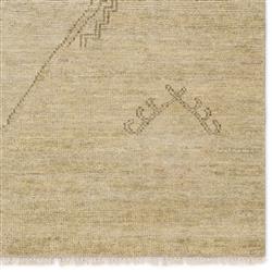 Nikita Fayola Global Green Wool Medallion Patterned Hand Knotted Rug - 6'x9'|
